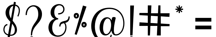 BitgetteScript Font OTHER CHARS