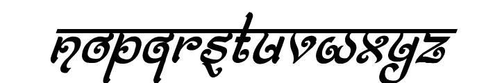 Bitling moksh Italic Font UPPERCASE