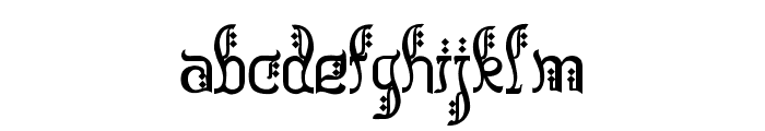 Bitling sulochi calligra Regular Font LOWERCASE