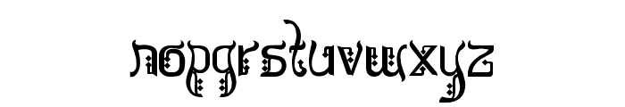 Bitling sulochi calligra Regular Font LOWERCASE