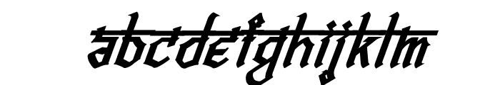 Bitling vedas Bold Italic Font LOWERCASE