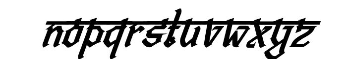 Bitling vedas Bold Italic Font LOWERCASE