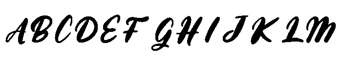 Bitman Font UPPERCASE
