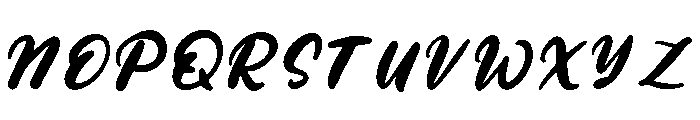Bitman Font UPPERCASE