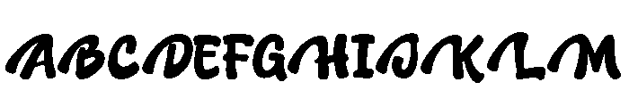 Bitrank Font UPPERCASE