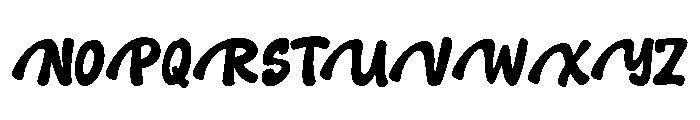 Bitrank Font UPPERCASE