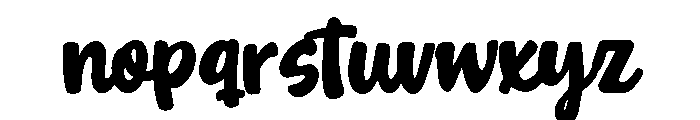 Bitrank Font LOWERCASE