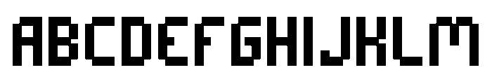 Bitsential Font UPPERCASE