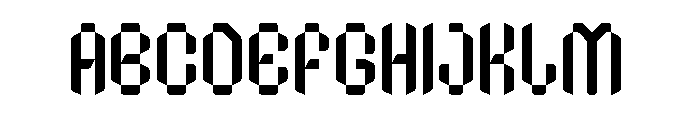 Bitstream Screen Font UPPERCASE