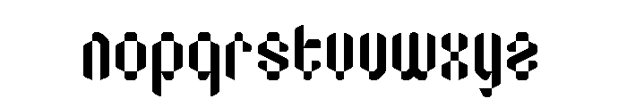 Bitstream Screen Font LOWERCASE