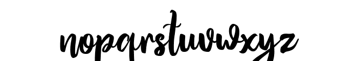 BittenAmorePersonalUse-Script Font LOWERCASE