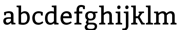 Bitter-Regular Font LOWERCASE