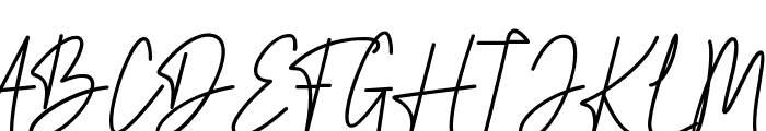 Bitter Signature DEMO! DEMO! Font UPPERCASE