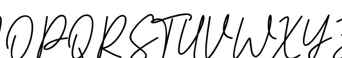 Bitter Signature DEMO! DEMO! Font UPPERCASE