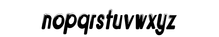 Bitume Narrow Italique Font LOWERCASE