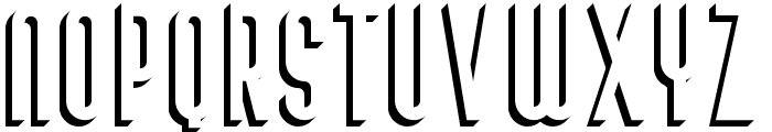 BivoacShadowDemo-Shadow Font UPPERCASE