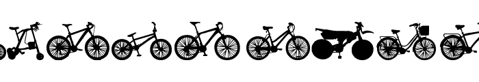 bicycle tfb Font UPPERCASE