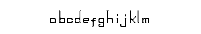 big_head Regular Font LOWERCASE