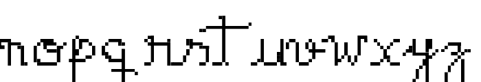 bithand 1 Font LOWERCASE