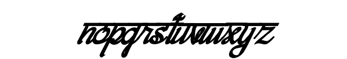 bits indian calligra Bold Italic Font LOWERCASE