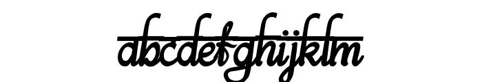 bits indian calligra Bold Font UPPERCASE
