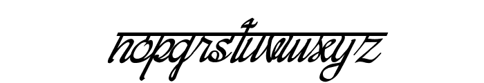 bits indian calligra Italic Font UPPERCASE
