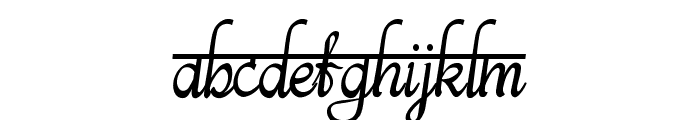 bits indian calligra Regular Font UPPERCASE