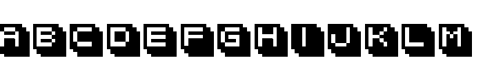 bitween 10 A Font UPPERCASE