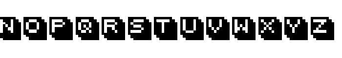 bitween 10 A Font UPPERCASE