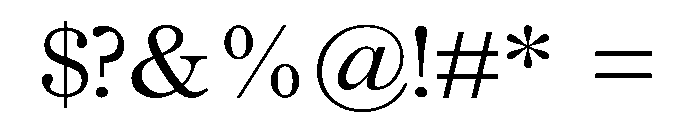 BiauKaiHK Regular Font OTHER CHARS