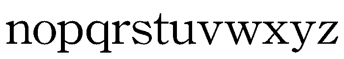 BiauKaiHK Regular Font LOWERCASE