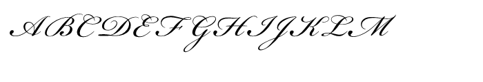 Bickham Script Regular Font UPPERCASE