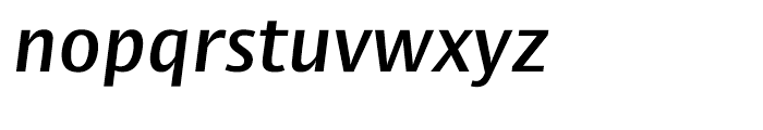 Big Vesta SemiBold Italic Font LOWERCASE