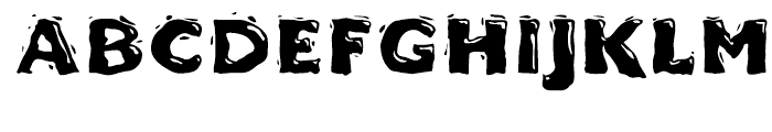 Bilbo Fiesta Regular Font UPPERCASE