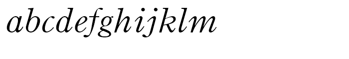 Binny Old Style Italic Font LOWERCASE