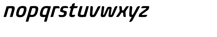 Biome Narrow Semi Bold Italic Font LOWERCASE