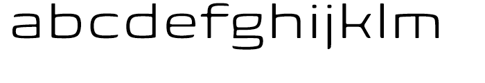 Biome Wide Light Font LOWERCASE