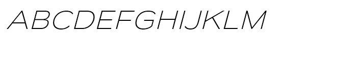 Biondi Sans ExtraLight Italic Font LOWERCASE