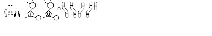 Biosymbols LT Two Font LOWERCASE