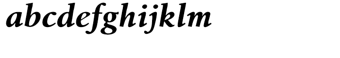 Birka Bold Italic Font LOWERCASE
