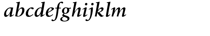 Birka Semi Bold Italic Font LOWERCASE