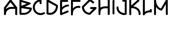 Bithead Bark Font LOWERCASE