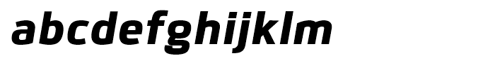 Bitner ExtraBold Italic Font LOWERCASE