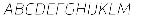 Bitner Light Italic Font UPPERCASE