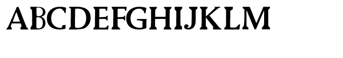 Biza Regular Font UPPERCASE