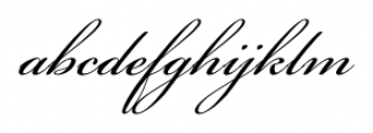Bickham Script® Pro 3 Regular Font LOWERCASE