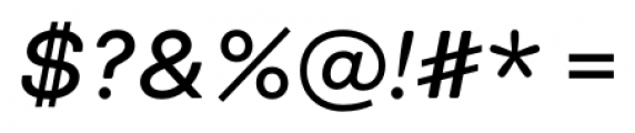 Bicyclette Italic Font OTHER CHARS