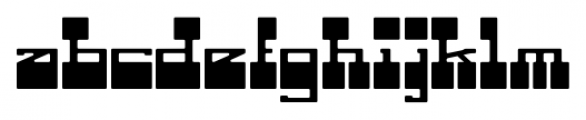 Bigfoot Regular Font LOWERCASE
