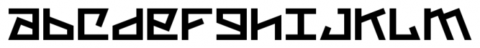 Bikra Plain Font LOWERCASE