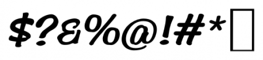 Billabong Bold Italic Font OTHER CHARS